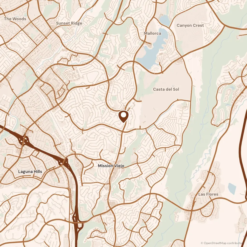 Map showing Saddleback Mission Viejo Concrete in Mission Viejo